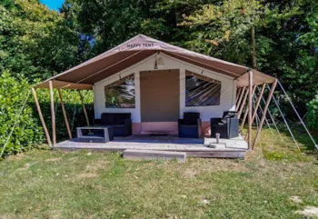 Mietunterkunft - Happy Tent - 28M² - 2 Schlafzimmer - - Clico Chic - Camping Longchamp