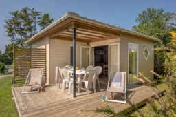 Accommodation - Mobilhome Sun + Top Presta - 32M² - 2 Bedrooms - - Clico Chic - Camping Longchamp