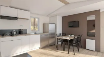 Mietunterkunft - Bungalow Miró - Camping Riembau