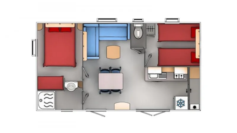 Mobil-Home Etoile De Mer - 29M² - 2 Chambres