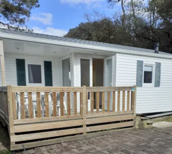 Mietunterkunft - Mobilheim Louisiane 25M² - Camping Les Flots de l'Océan