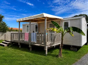 Location - Mobil-Home Super Titania - 28,3M² - 3 Chambres - Camping Les Flots de l'Océan