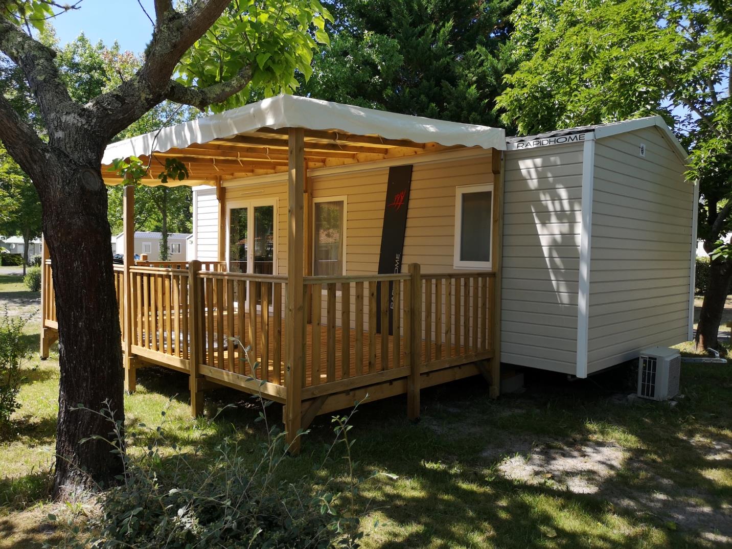 Location - Mobil Home 2 Chambres Confort- 30M² - Camping L'Arbre d'Or