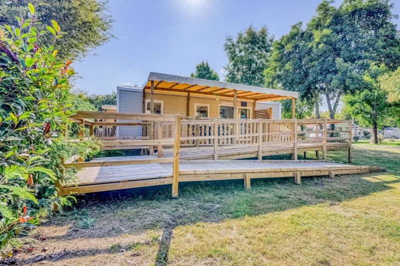 Mobilheim - 2 Zimmer confort- geeignet für Personen mit eingeschränkter Mobilität - 34m²