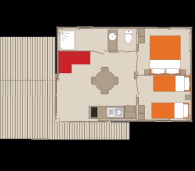 Cabin Lodge Bali - 2 bedrooms