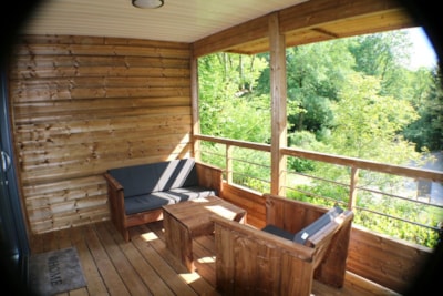 Wooden chalet - 2 bedrooms + TV
