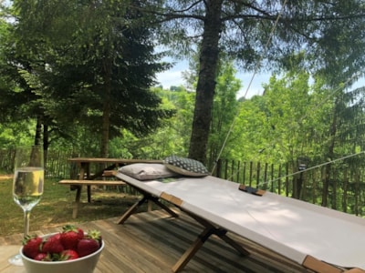 Glamping tent without bathroom