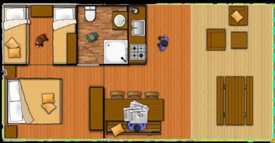 Safari Lodge  with SPA - 2 bedrooms