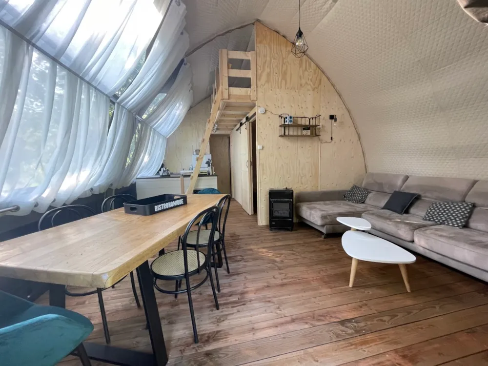Huuraccommodatie(s) - Lodge Big Oak Xxl 3Ch - Camping Moulin de Chaules