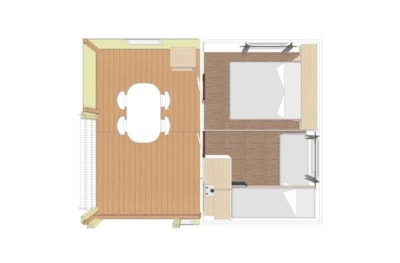 Tit'Home 2 bedrooms 20,8 m² — 5