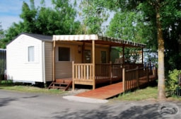 Location - Mobil-Home Pmr 2 Chambres 32 M² - Camping Les Mizottes