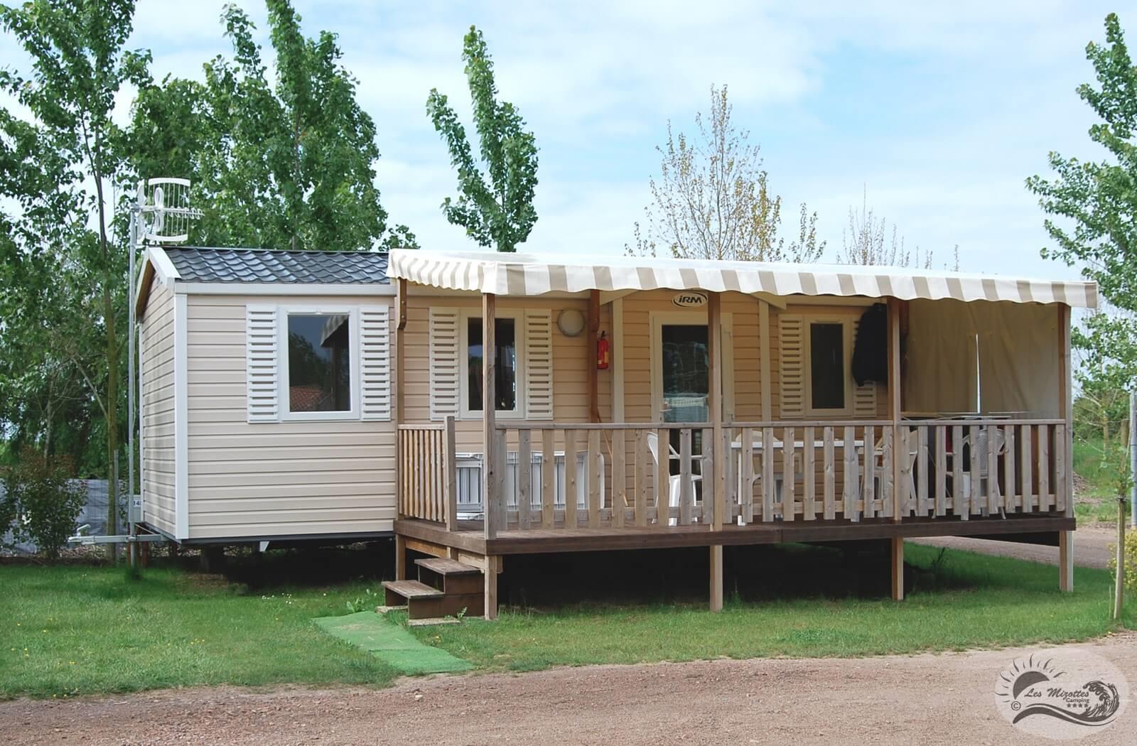 Location - Mobil-Home Premium 3 Chambres 30 À 31 M² - Camping Les Mizottes