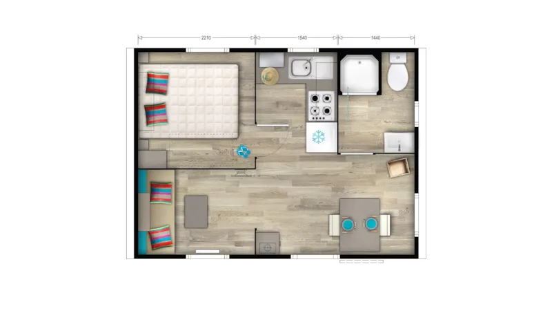 Mobil-Home Confort 1 Chambre