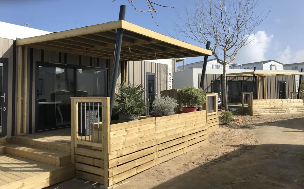 Location - Mobil-Home Premium 3 Chambres - Camping Eden Villages Le Caravan'Ile