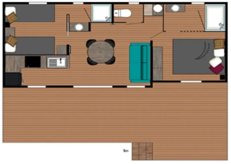 Mobil-Home Privilège 2 Chambres
