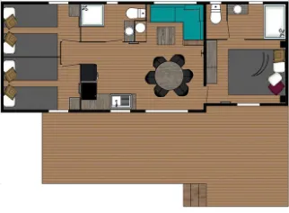 Mobil-Home Privilège 3 Chambres