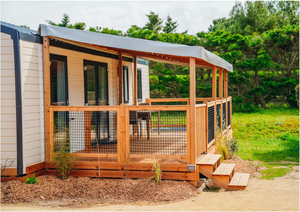 Location - Mobil-Home Confort 3 Chambres - Camping Eden Villages Le Caravan'Ile