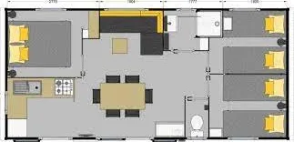 Mobil-Home Confort 3 Chambres