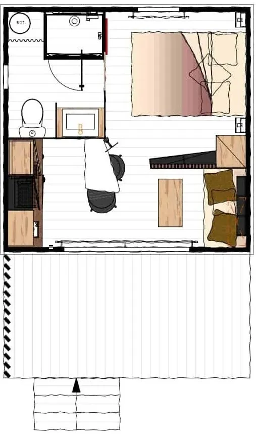 Chalet Privilège 1 Chambre