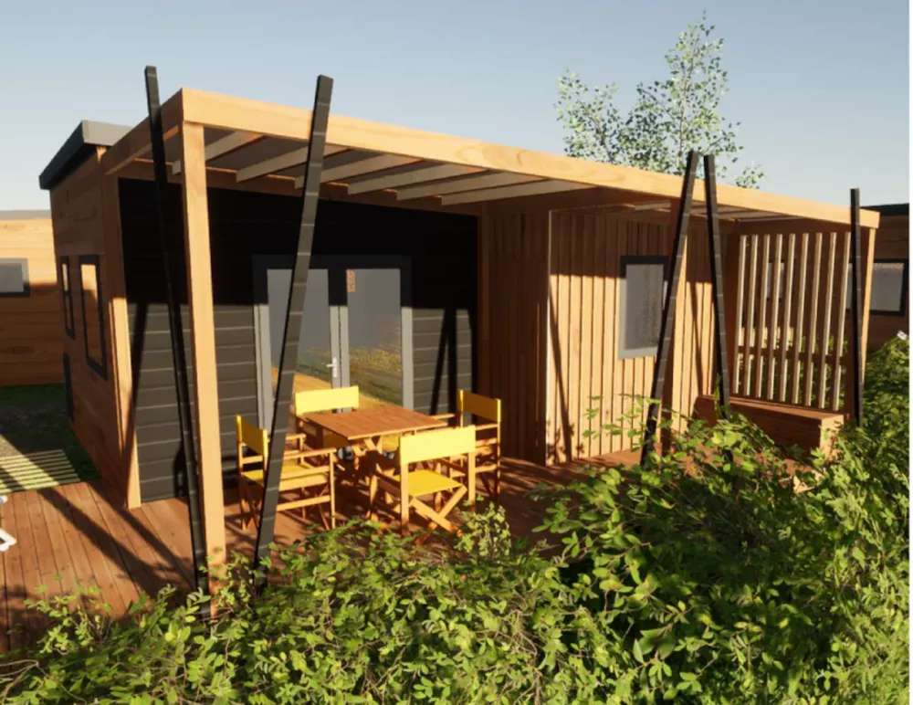 Location - Chalet Privilège 2 Chambres - Camping Eden Villages Le Caravan'Ile