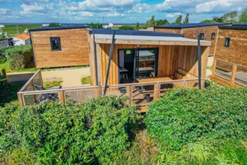 Mietunterkunft - Chalet Privilège 1 Schlafzimmer - Camping Eden Villages Le Caravan'Ile