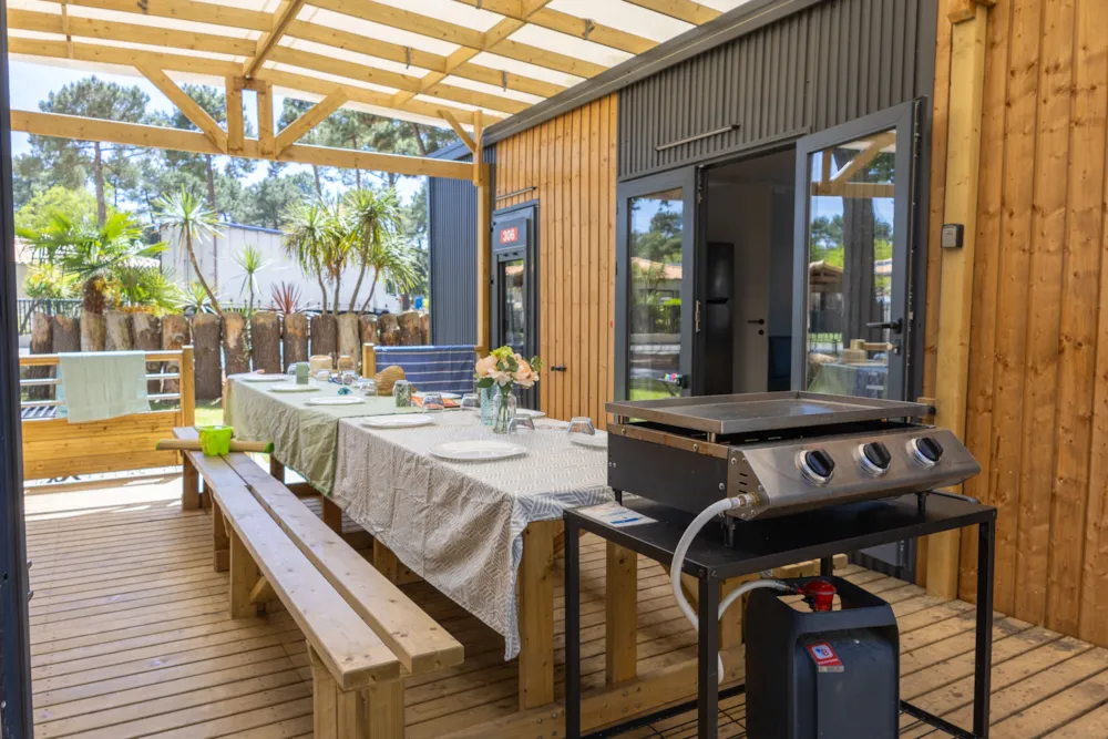 Location - Mobil-Home Tribu Privilège - Camping Eden Villages Le Caravan'Ile