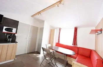 Mietunterkunft - Mobilheim Komfort 3 Zimmer - Camping APV Moncalm