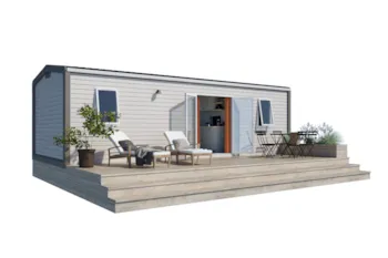 Mietunterkunft - Mobilheim Agora Komfort 3 Zimmer - Camping Montmorency