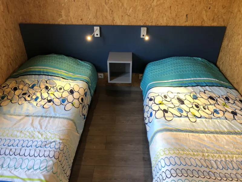 Chalet Pmr  (Personne A Mobilite Reduite) Supérieur 39M²-2 Chambres/Terrasse Couverte 6 Pers