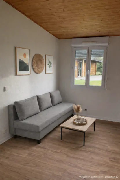 Chalet Premium - 39M² -  2 Chambres / Terrasse Couverte