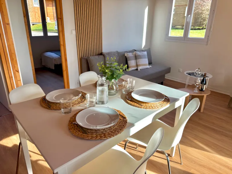 Chalet Premium - 39M² -  2 Chambres / Terrasse Couverte