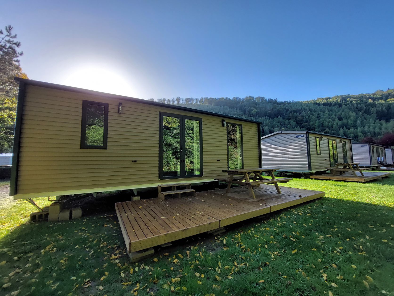 Location - Mobil-Home O'hara 35M² / 2 Chambres - Terrasse - Airco  (Chien Admis) - Camping Floreal La Roche-en-Ardenne 1