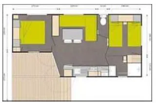 Mietunterkunft - Mobilhome 2 Zimmer 25M² (N° 11505) - Camping & Gîtes PORT CARRERE