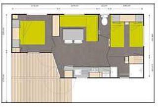 Mobilhome 2 Camere 25M² (N°11508) Mobilhome 2 Camere 25M² (N°11508)