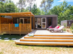 Huuraccommodatie(s) - Premium Exclusive 40M²|3 2 Slaapkamers|Airconditioning|Tv|Balkon Terras - Homair-Marvilla - Camping-Village Château de Fonrives
