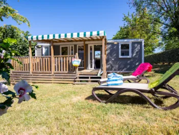 Mietunterkunft - Mobilheim Comfort Xl 40M²|3 Schlafzimmer |Tv| Terrasse Balkon - Camping Marvilla Parks - Château de Fonrives