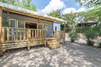 Mietunterkunft - Mobilheim Comfort Xl 31M²|3 Schlafzimmer  | Klimaanlage|Tv|Terrasse Balkon - Camping Marvilla Parks - Château de Fonrives