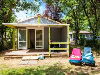 Mietunterkunft - Chalet 21M²|2 Schlafzimmer |Terrasse - Camping Marvilla Parks - Château de Fonrives
