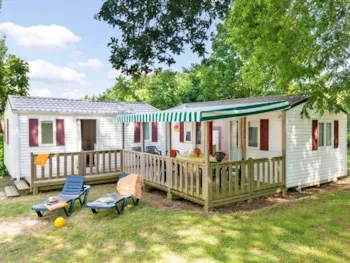 Mietunterkunft - Mobilheim Classic Xl 49M²|4 Schlafzimmer |Tv|Terrasse Balkon - Camping Marvilla Parks - Château de Fonrives