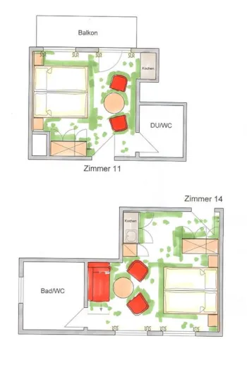 Accommodation - Vacation Apartment Type A - Camping Kleinenzhof