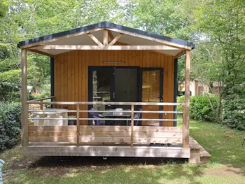 Location - Mobilhome Lodgia 22.2M² - 1 Chambre / Terrasse Couverte 9M² - Domaine naturiste de Chaudeau