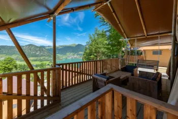 Mietunterkunft - Glamping Luxuszelt - Ferienpark Terrassencamping Süd-See