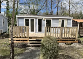 Mietunterkunft - Mobilhome - 2 Schlafzimmer - Camping Le Moulin de Mellet