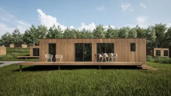 Mietunterkunft - Eco Lodge 6 Personen - Le Hameau de l'Ourthe