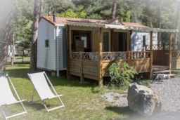 Huuraccommodatie(s) - Stacaravan  Confort + Cocoon  30M² (2 Kamers) Zaterdag - Camping Le Fontarache