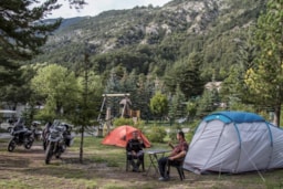 Kampeerplaats(en) - Basisprijs Motor - Camping Le Fontarache