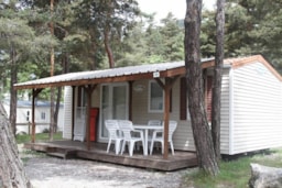 Huuraccommodatie(s) - Stacaravan Cottage Confort+ Family 27M² (2 Kamers) Woensdag - Camping Le Fontarache