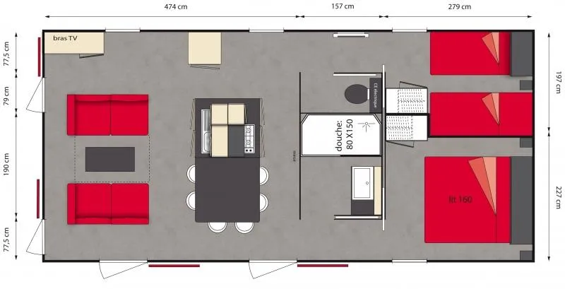 Hacienda - 2 Chambres - Dimanche