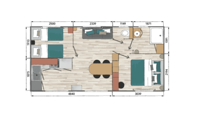 PLAYA - 2 Bedrooms - SATURDAY