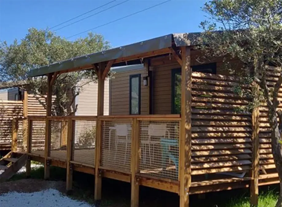 Location - Mobile Home Verdon - 33 M² - 3 Chambres + Tv + A/C - Campasun Camping International Aups